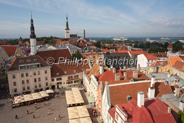 estonie 01.JPG - Estonie, comté de Harju, Tallinn, vieille ville médiévale, capitale européenne de la culture 2011